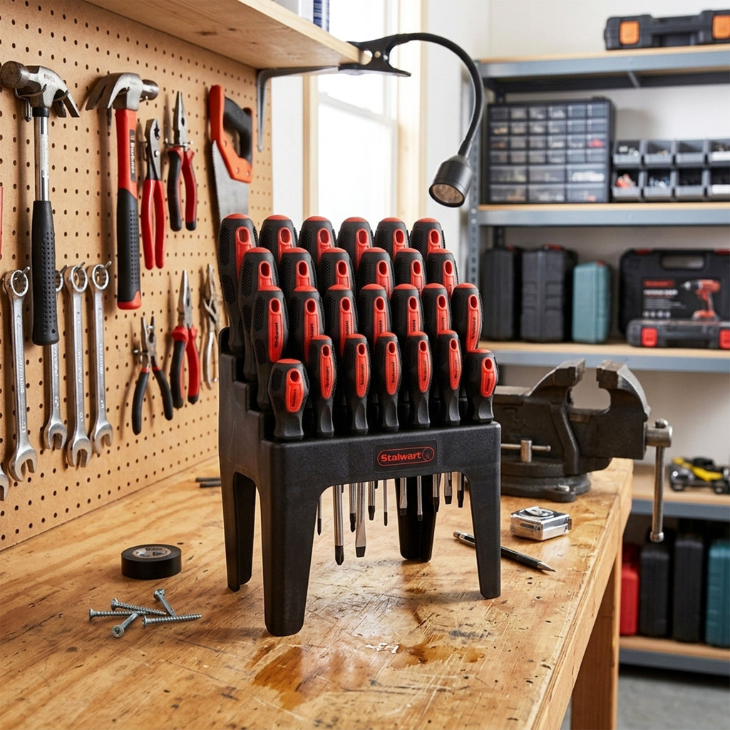26-Piece Screwdriver Tool Set & Stand