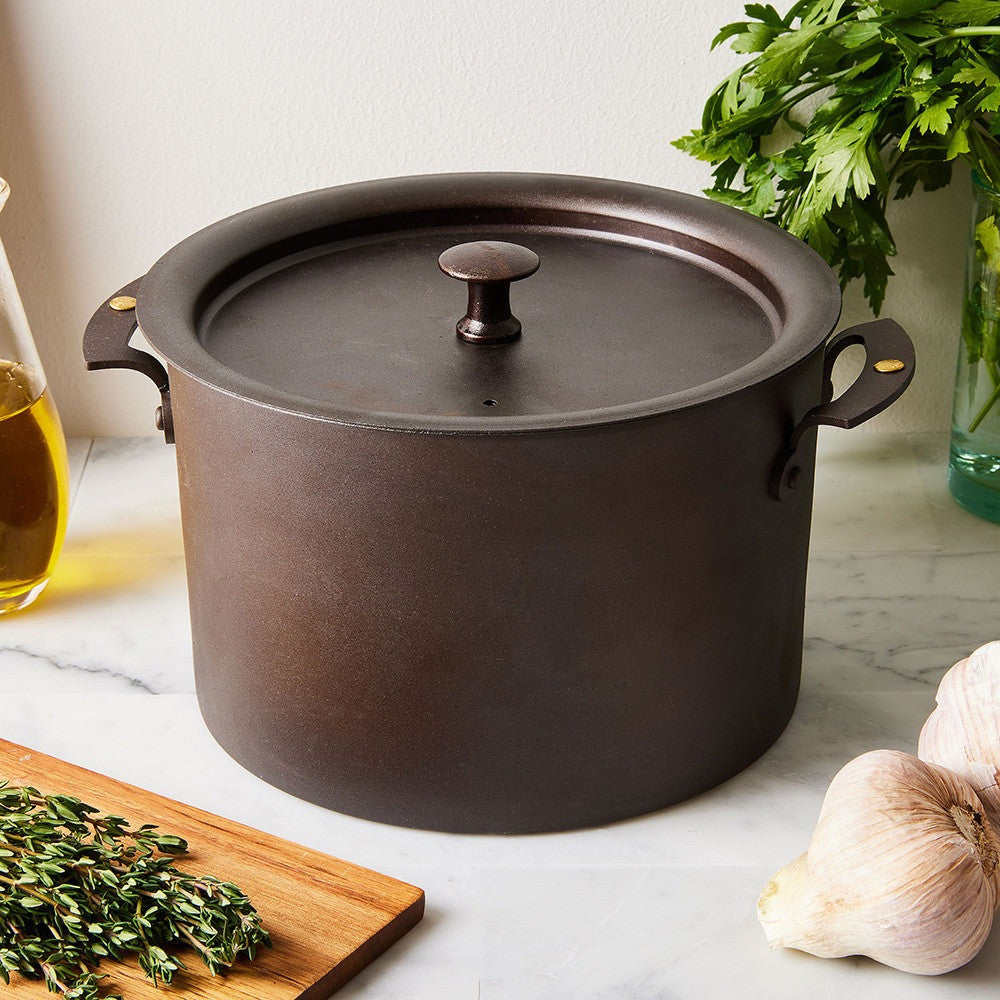 Netherton 8" Spun Iron Stock Pots