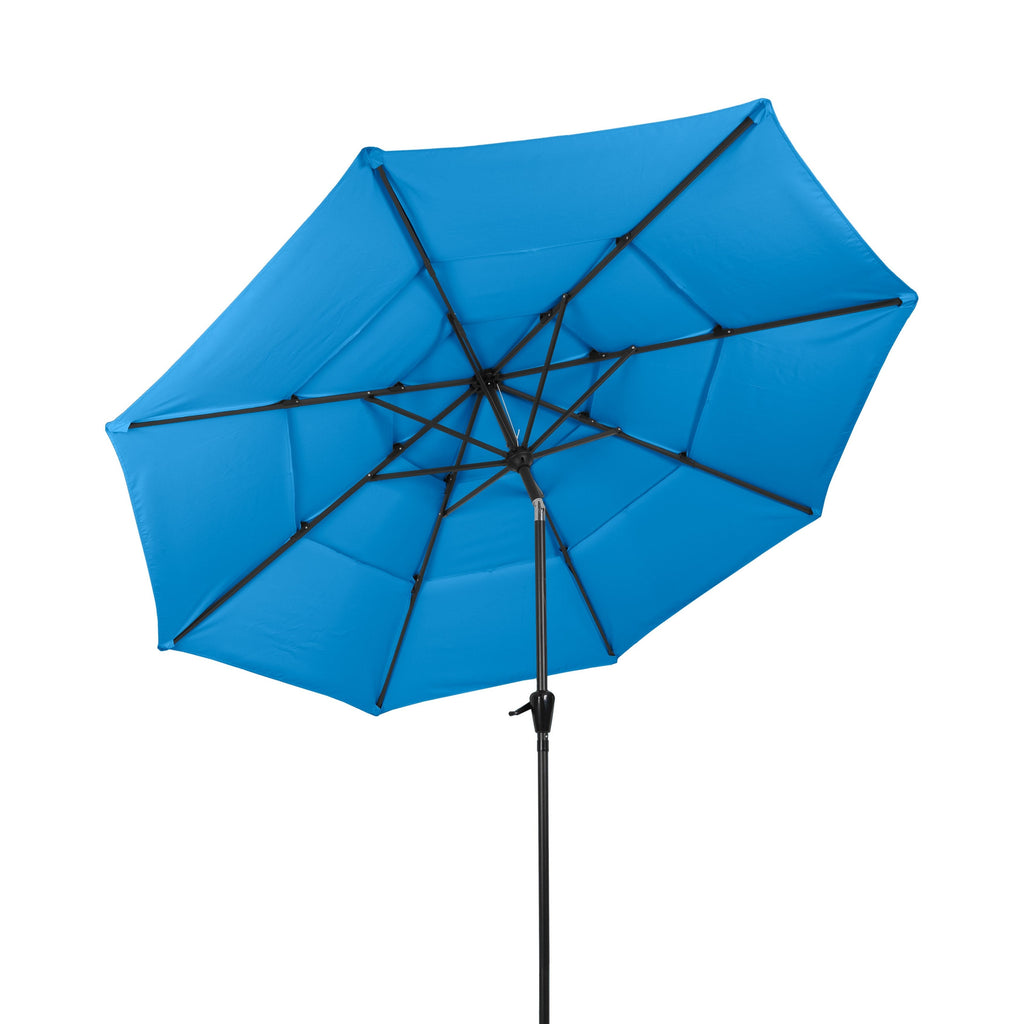 Triple Layer Patio Umbrella - Blue