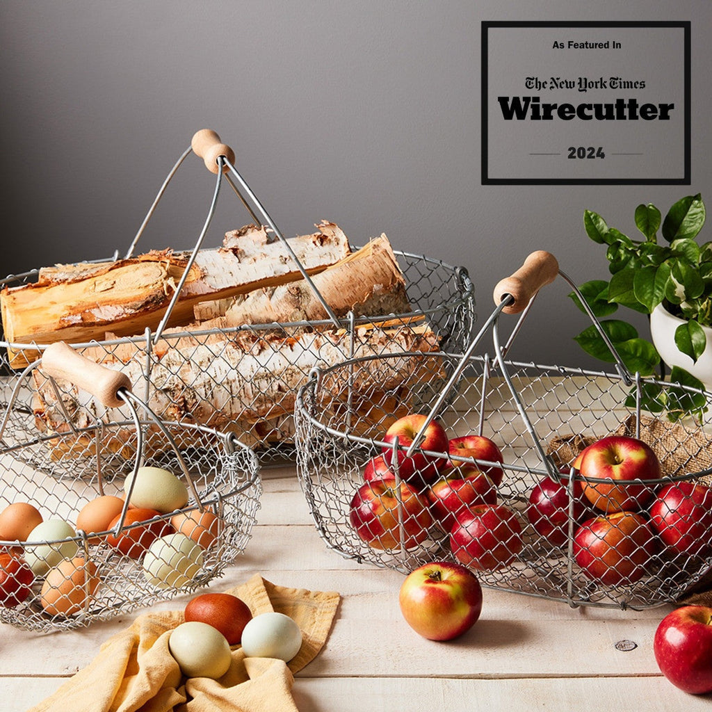 Medium Galvanized Basket