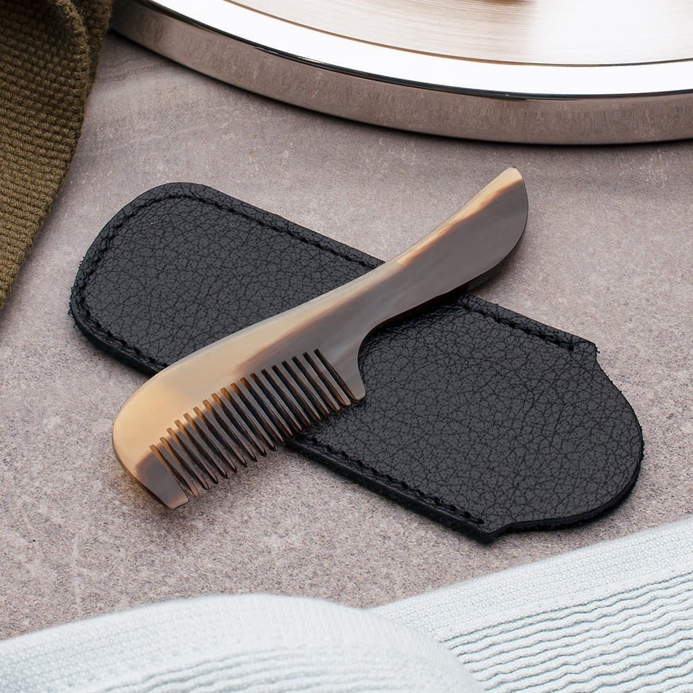 Horn Comb Grooming Set