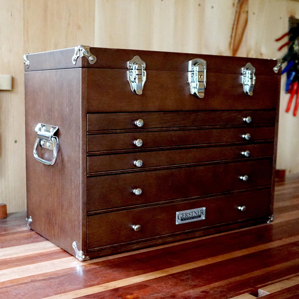 Gerstner International Dark Oak 5-Drawer Chest