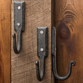 Large Hand Forged Iron Wall Hook