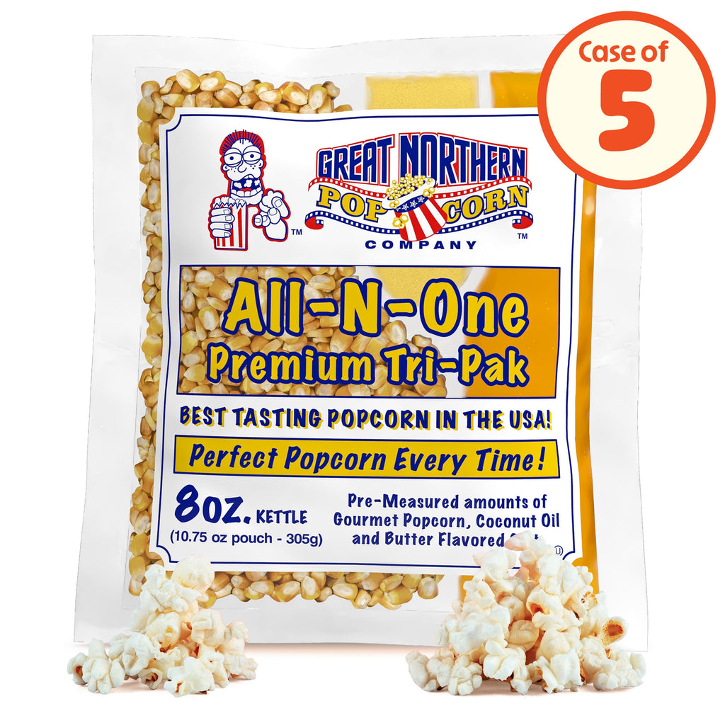 8 Oz. Popcorn Packs - 5 packs