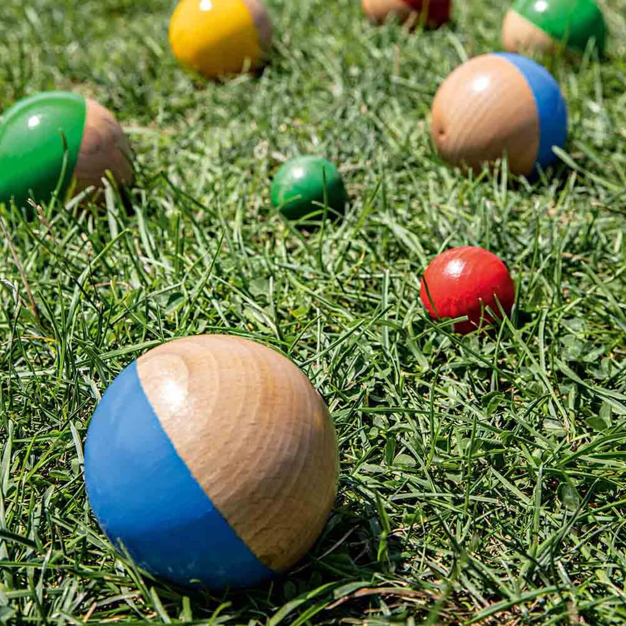 Beechwood Boules Set Made in France