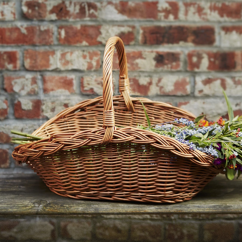 Handwoven Wicker Garden & Home Basket