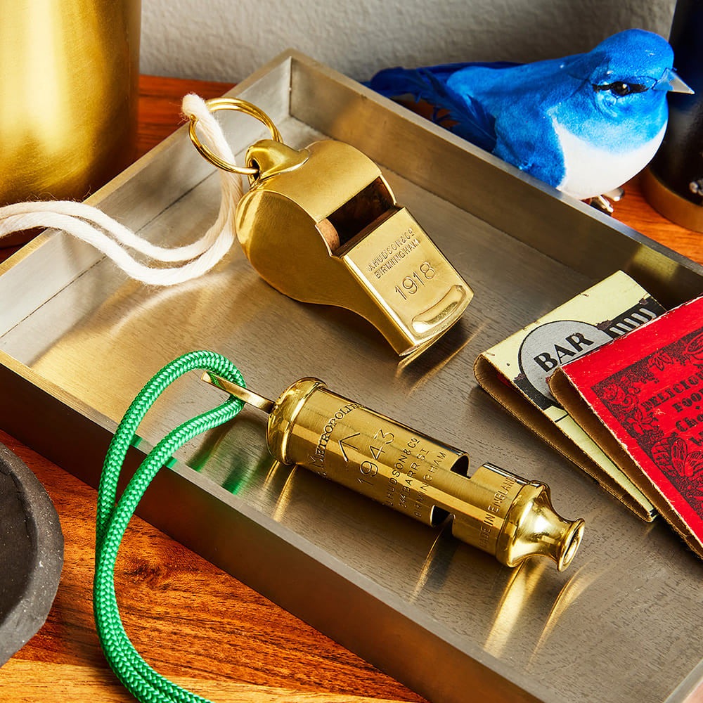 1918 Brass Artillery Officer's Whistle
