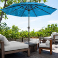 Triple Layer Patio Umbrella - Blue