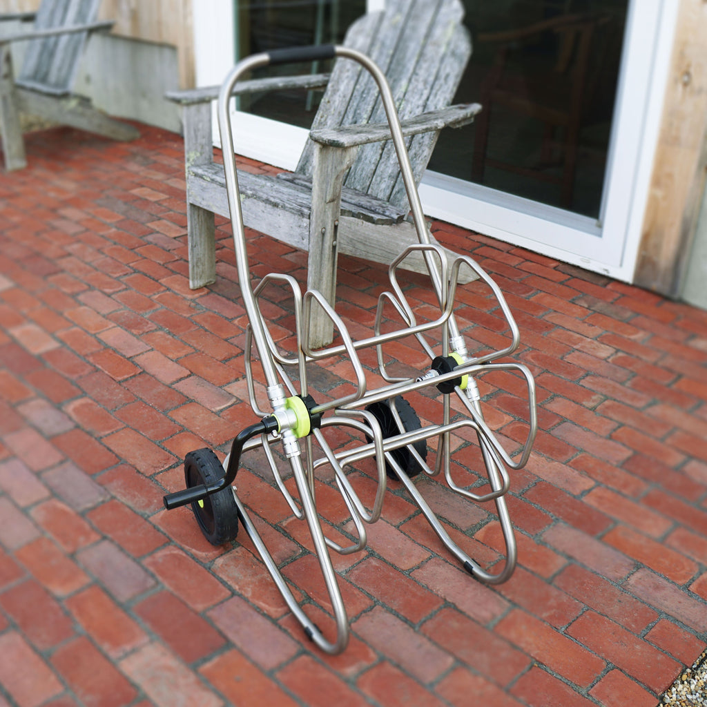 Stainless Steel Mobile Garden Hose Reel