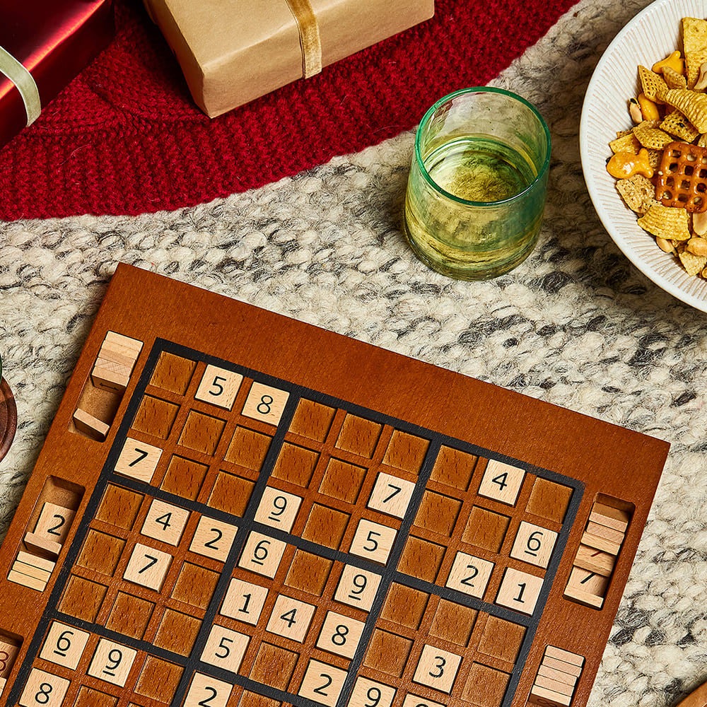 Rustic Wooden Sudoku Board