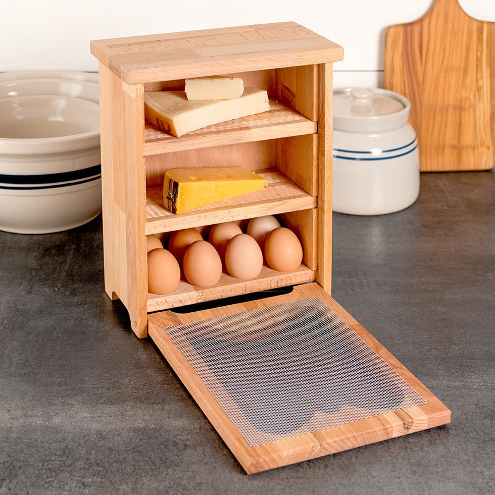 Traditional French Beechwood Food Storage