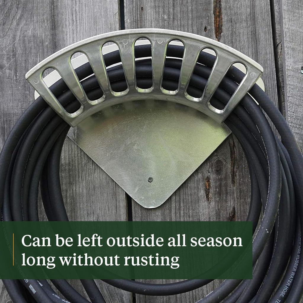 Cast Aluminum Hose Rack - 13" wide
