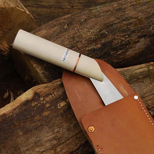 Japanese Log Saw And Leather Case