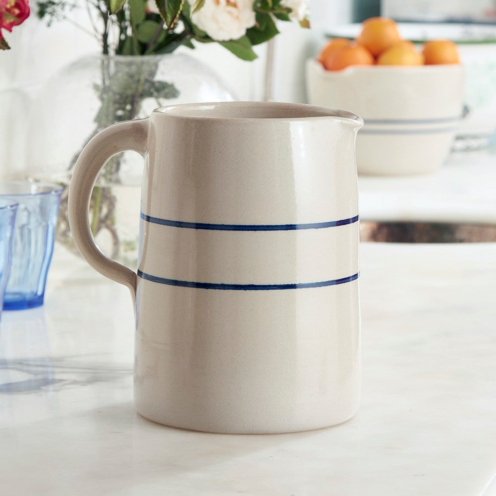 Stoneware Half Gallon Pitcher