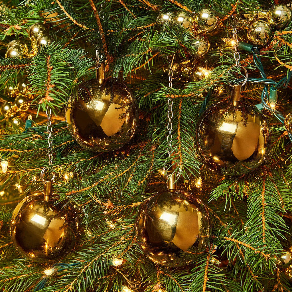 Indestructible Set of 4 Brass Ornaments