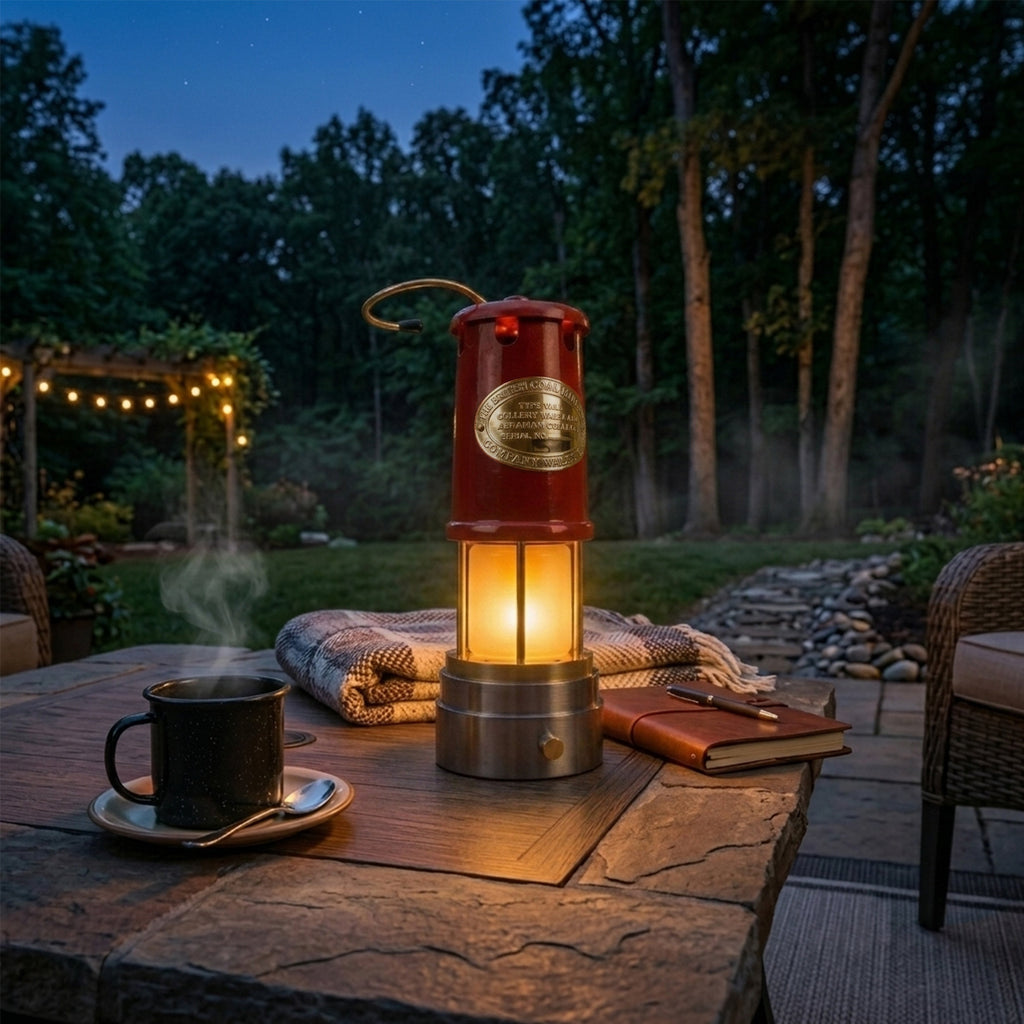 Coal Miner's LED Lamp in Red