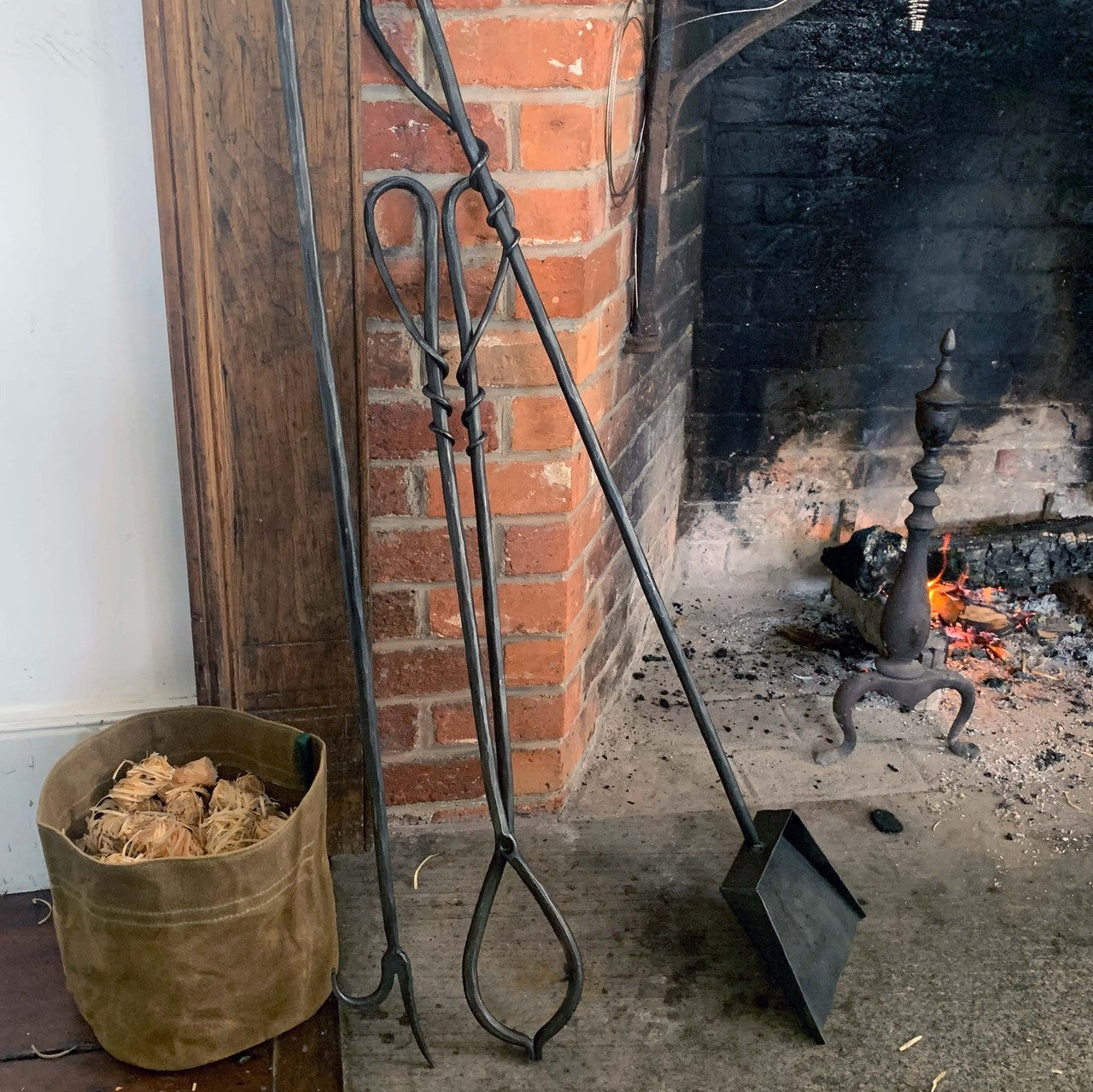 3-Piece Fireplace Tools Set