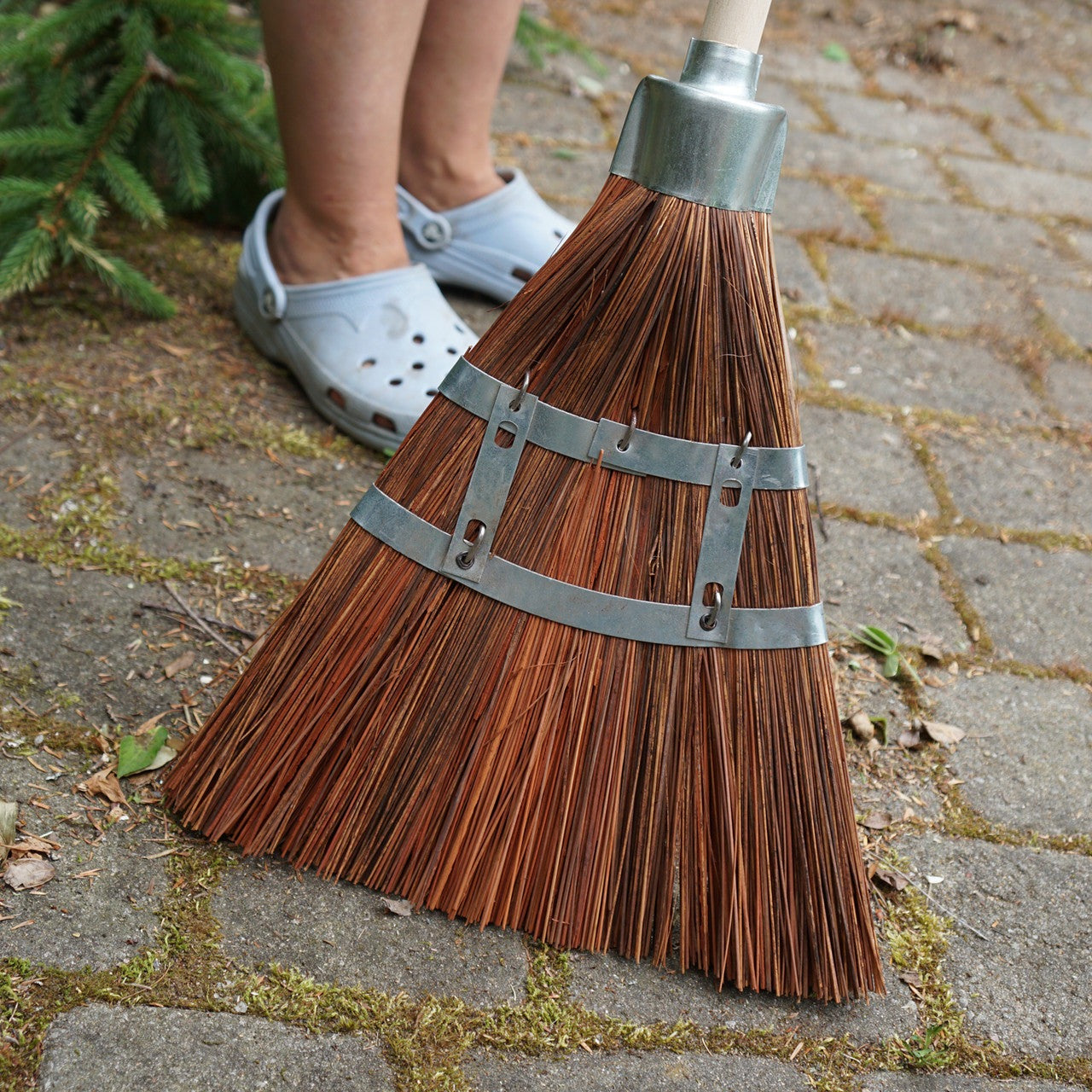 Heavy-Duty Garden & Garage Broom