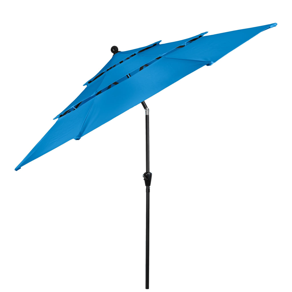 Triple Layer Patio Umbrella - Blue