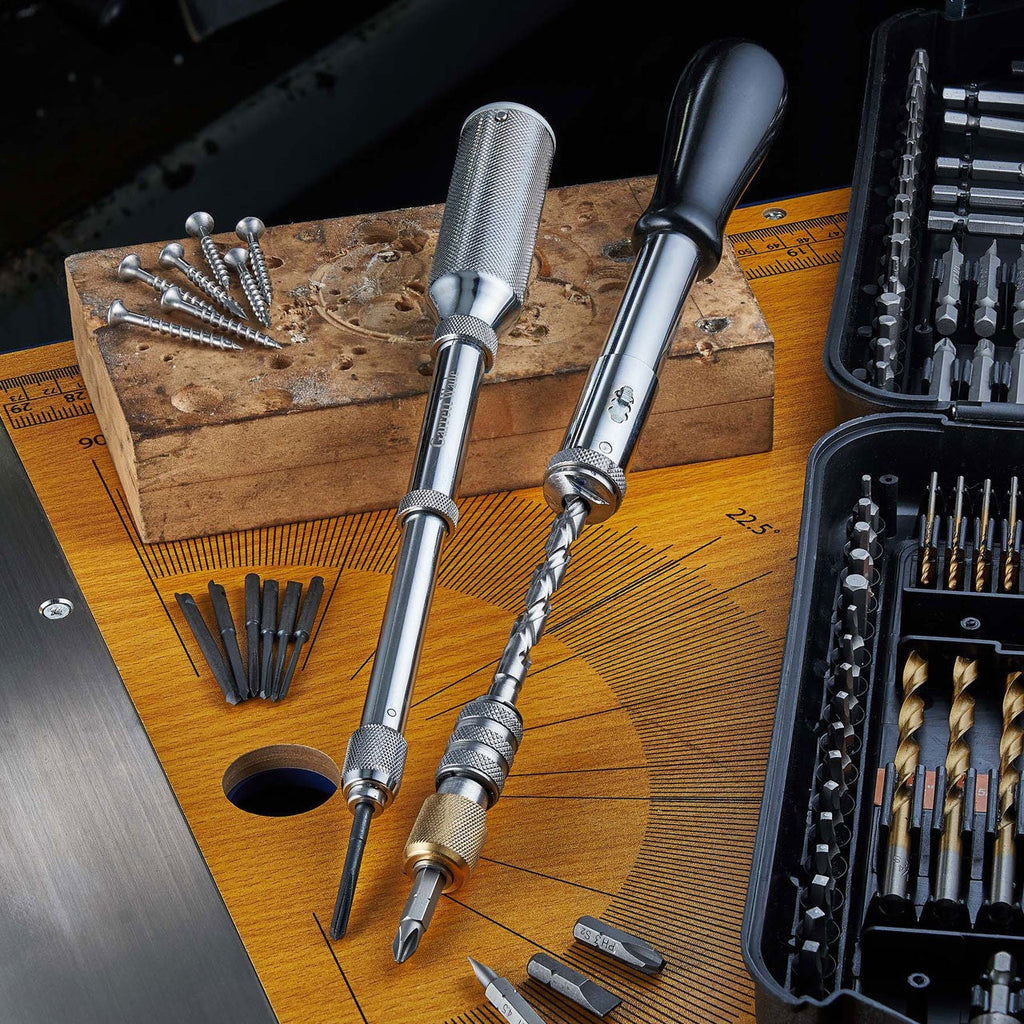 Garrett Wade Push Drill & Yankee Screwdriver Set