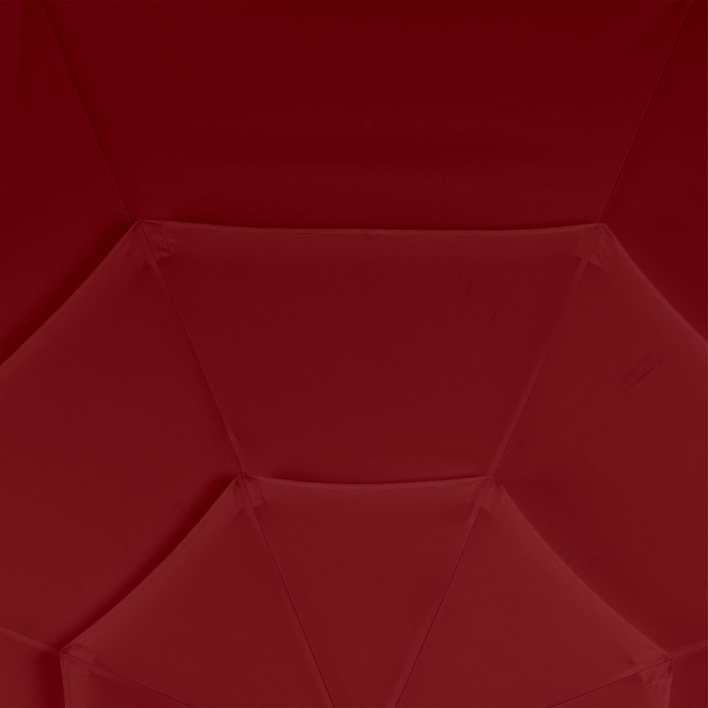 Triple Layer Patio Umbrella - Red