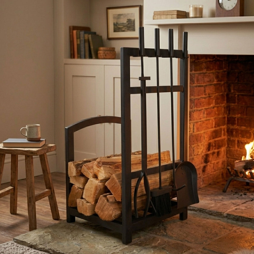 5-Piece Firewood Rack Set