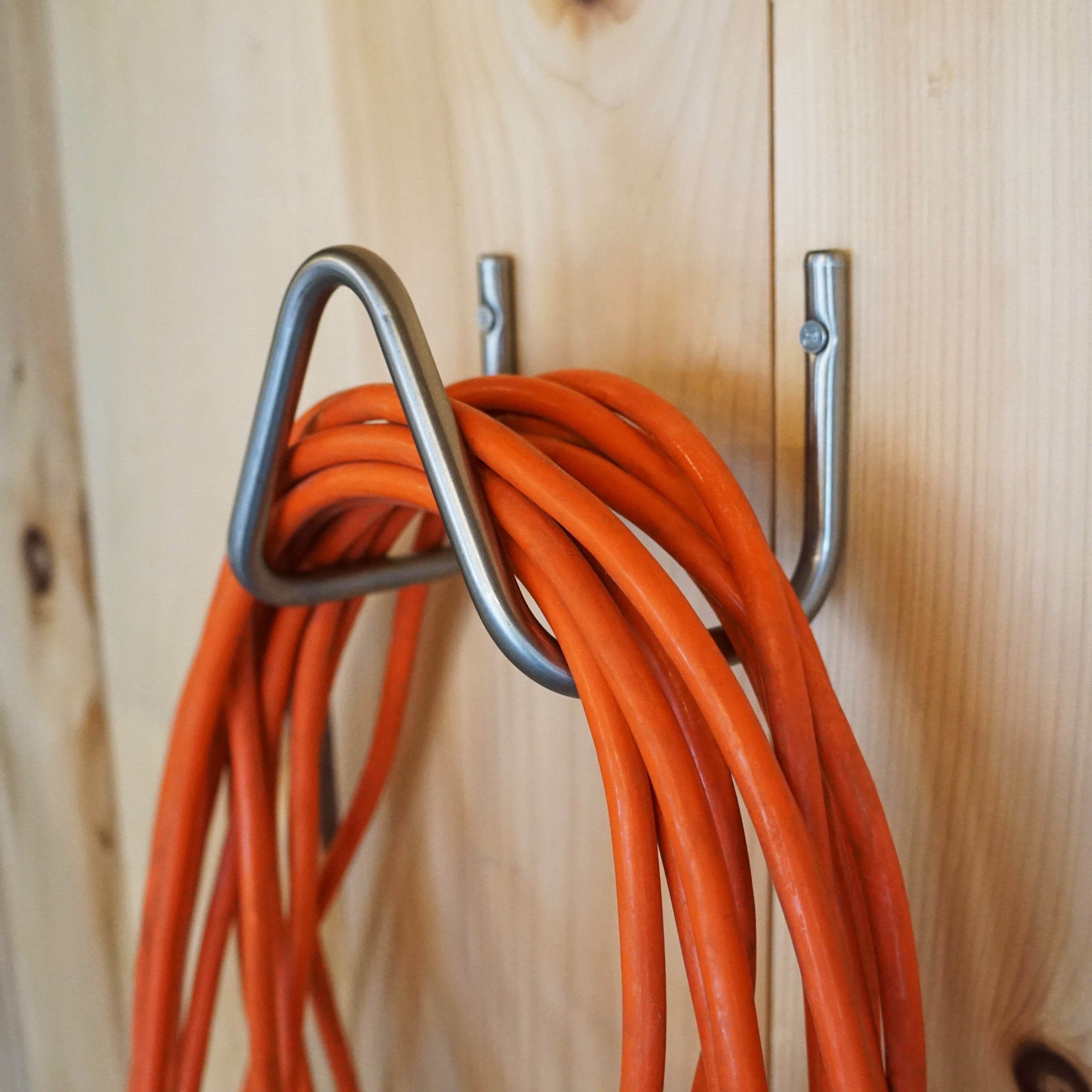 Small Italian Stainless Steel Hose Hanger