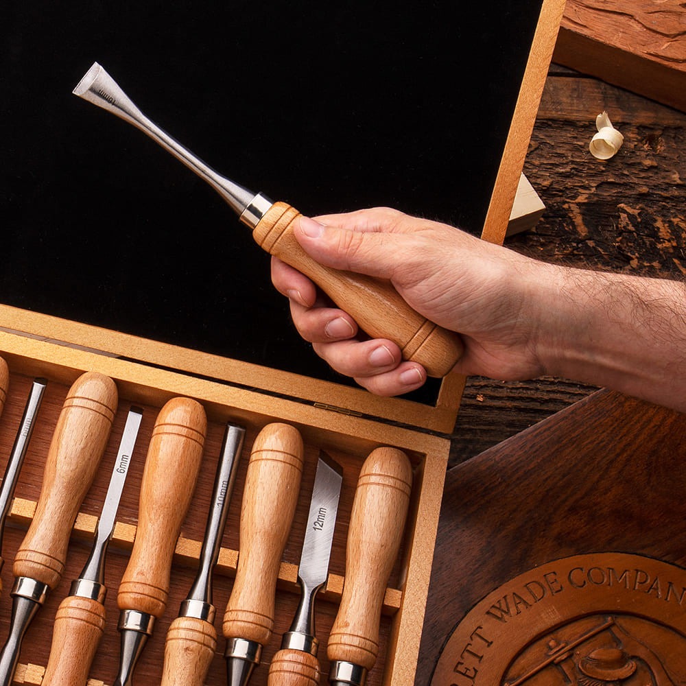 Set of 12 Woodcarving Chisels