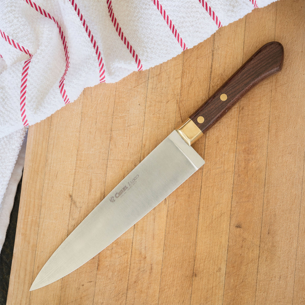 Butcher - handle in wood and brass