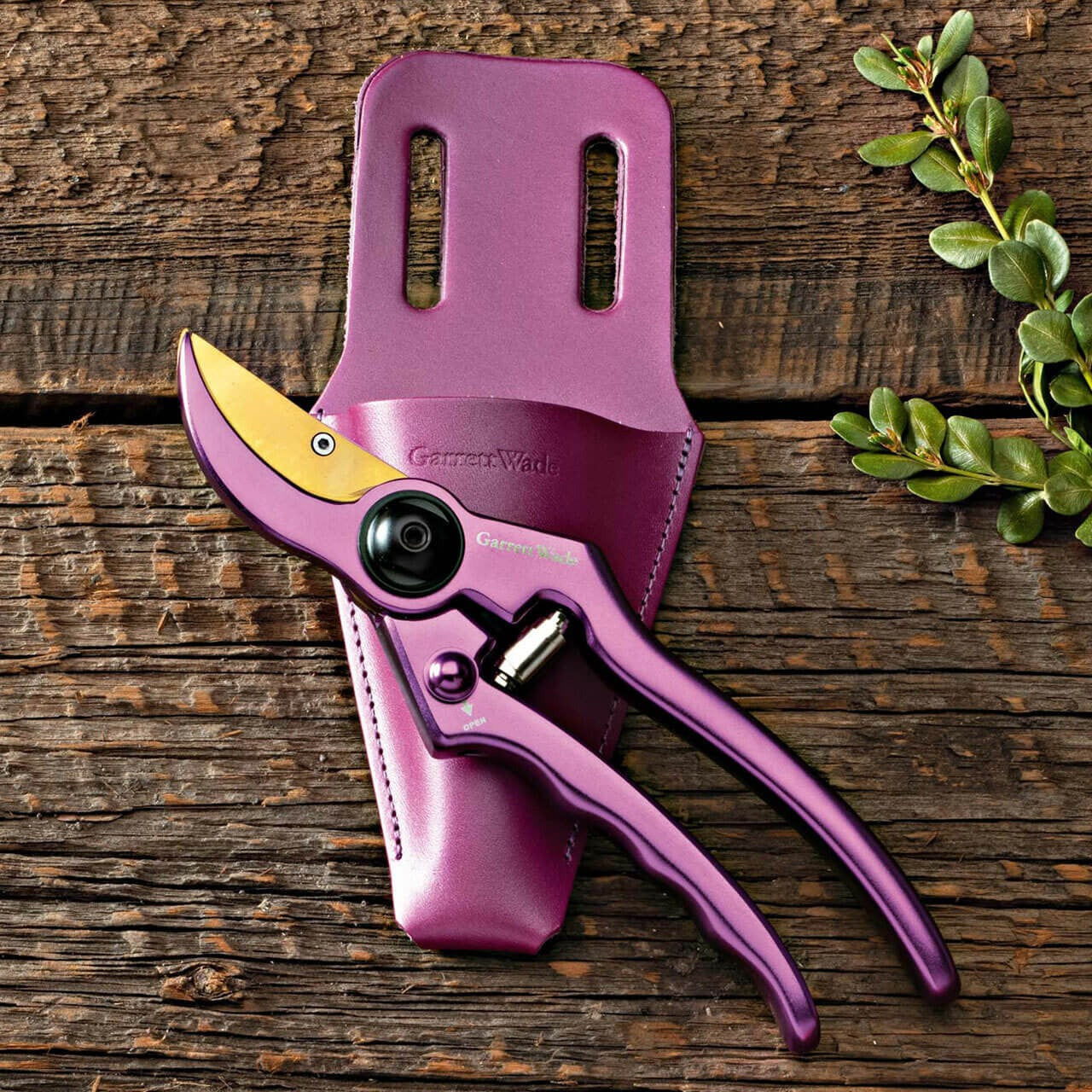 Purple Leather Pruner Sheath Only