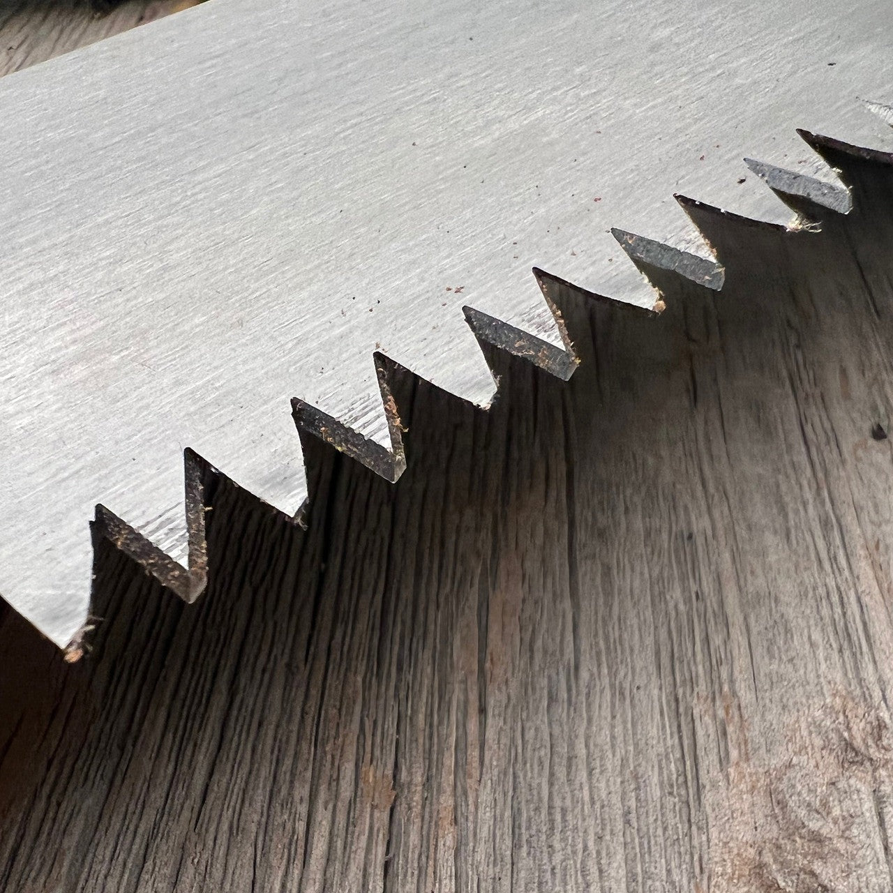 Japanese Log Saw And Leather Case