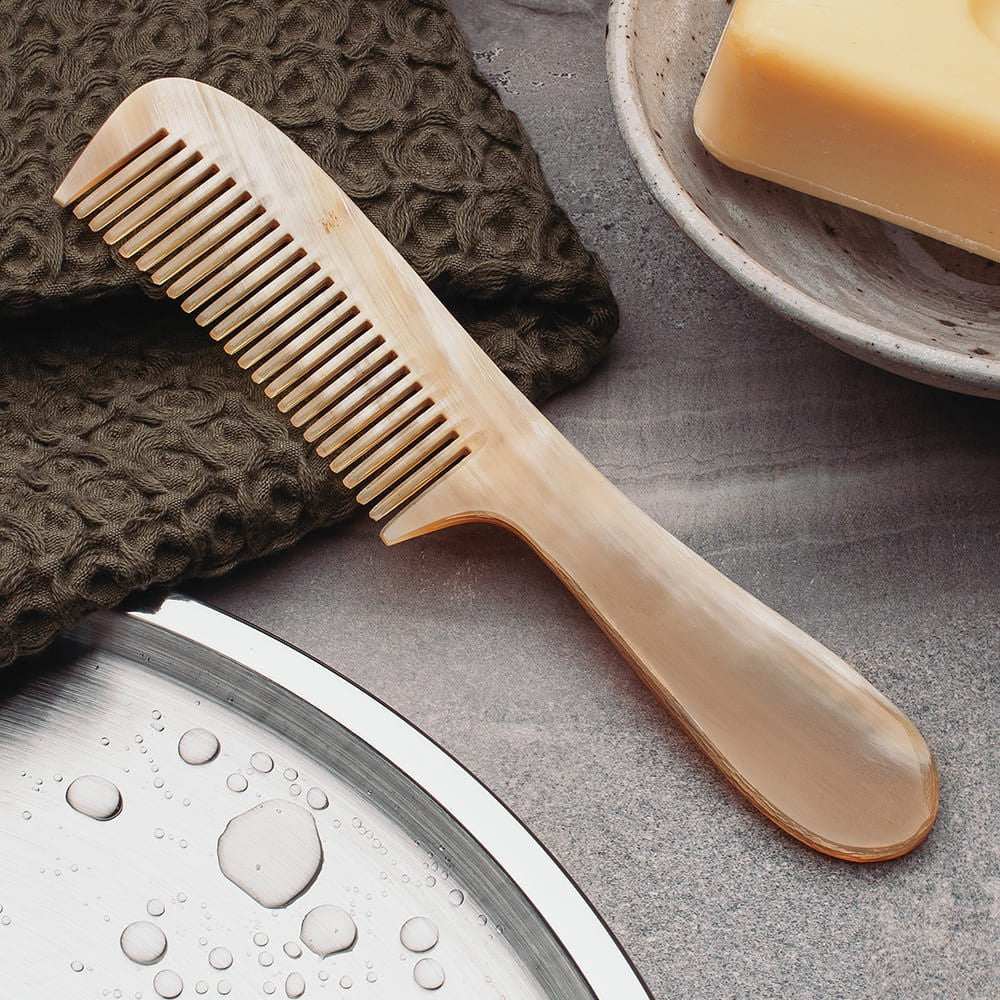 Horn Comb Grooming Set