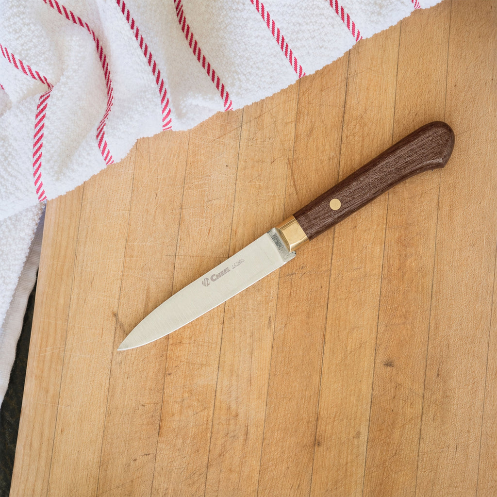 Pairing Knife - handle in wood and brass