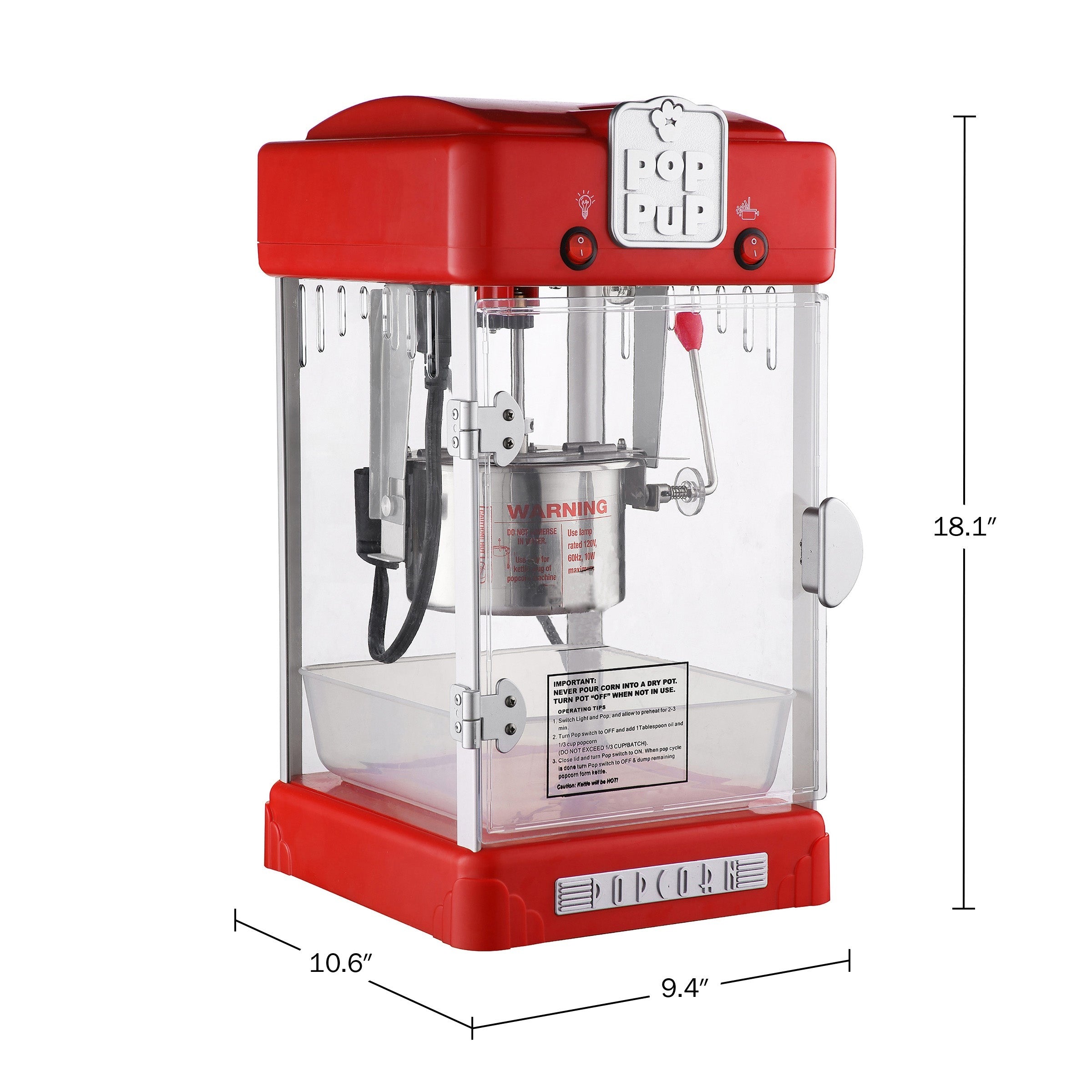 Mini Matinee Countertop Popcorn Machine