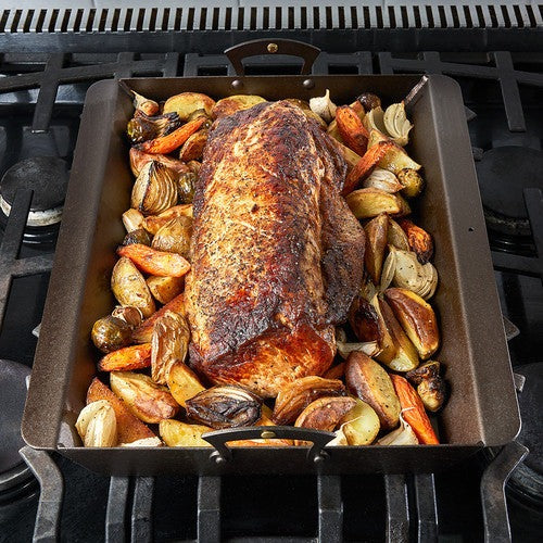 Netherton Black Iron Roasting Pan