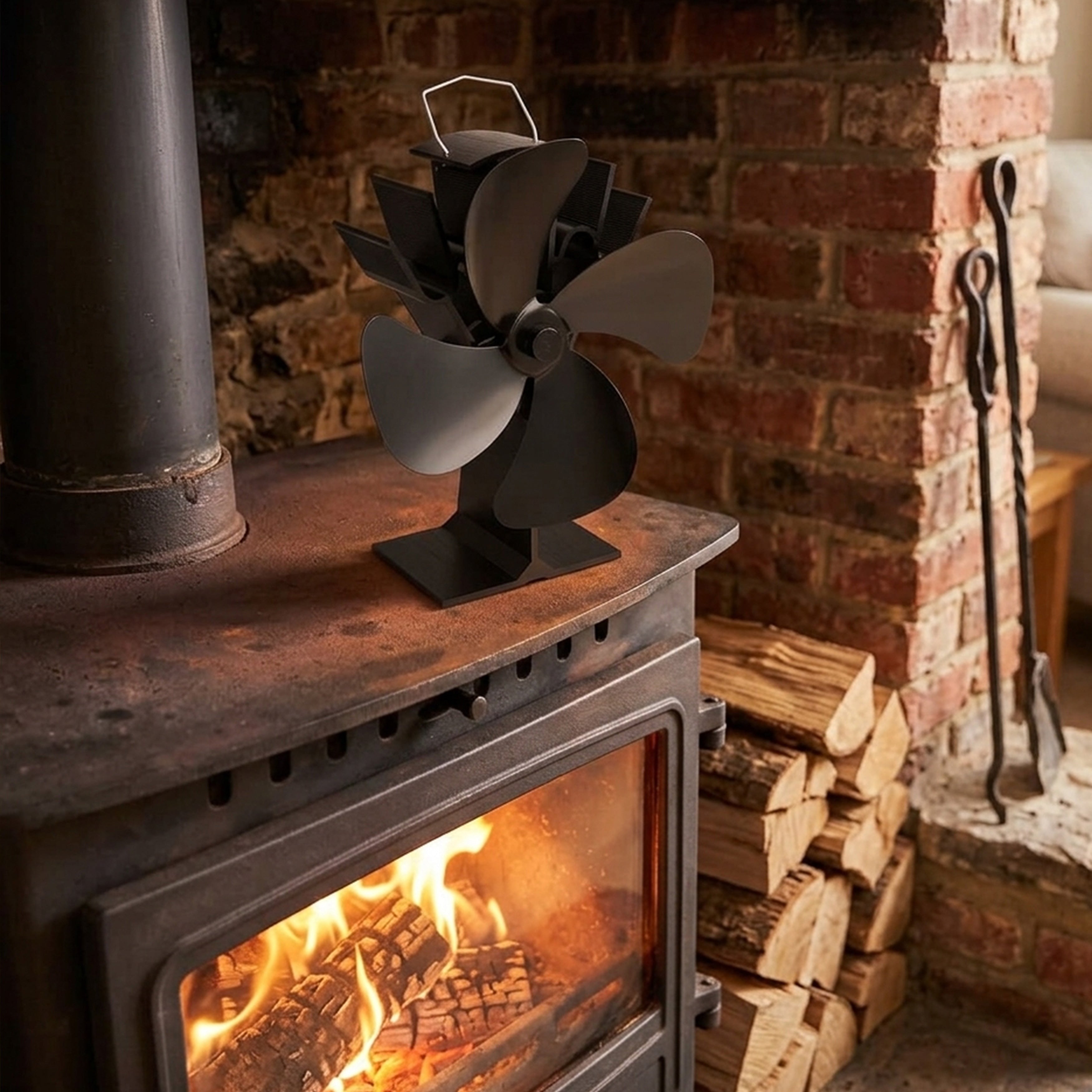 Heat-Powered Stove Fan