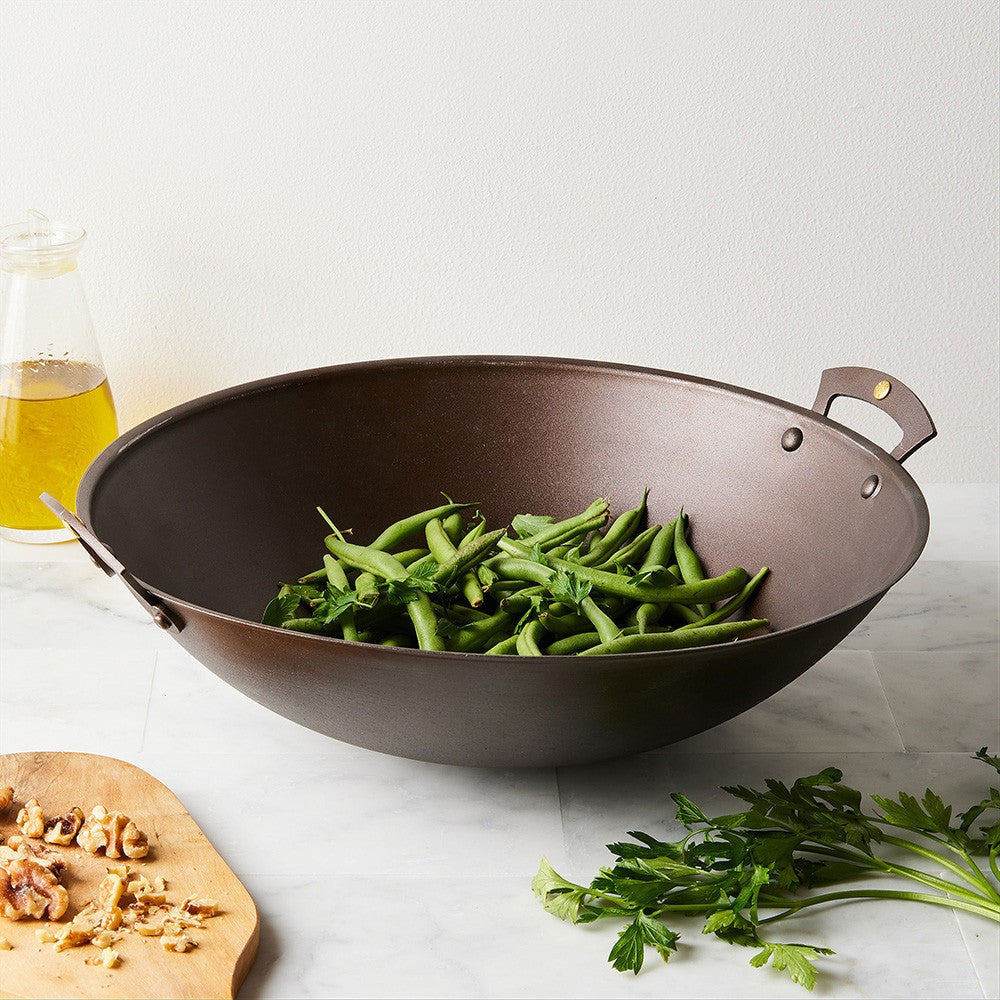 Netherton Prospector-Handled Spun Iron Wok
