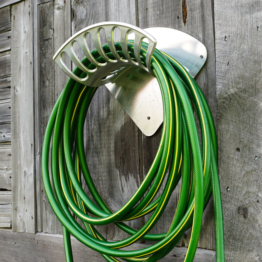 Cast Aluminum Hose Rack - 16" Wide