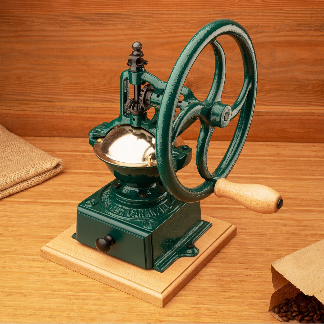 Large Coffee Grinder - Green