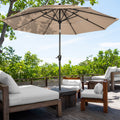 Triple Layer Patio Umbrella - Beige