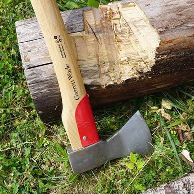 German Made Forest Axe With Protective Steel Collar