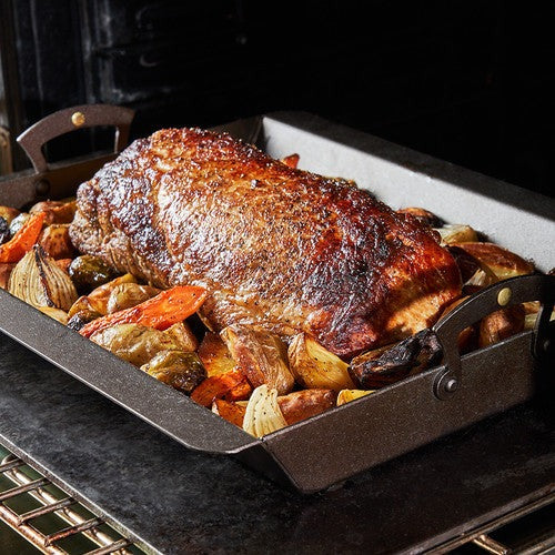 Netherton Black Iron Roasting Pan