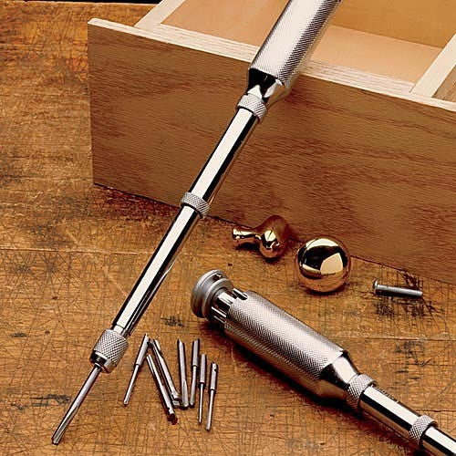 Garrett Wade Yankee Push Drill - Includes 8 Bits