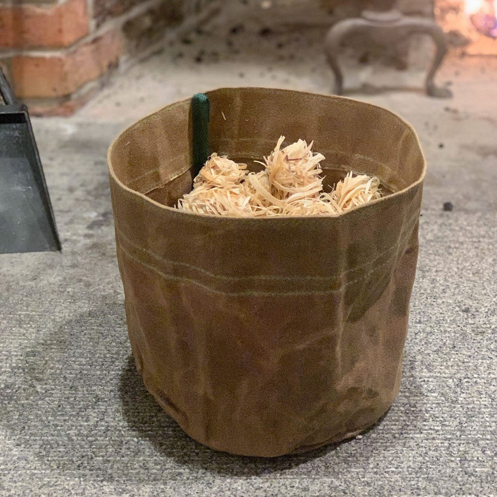 50 Firelighters with Waxed Canvas Storage Set