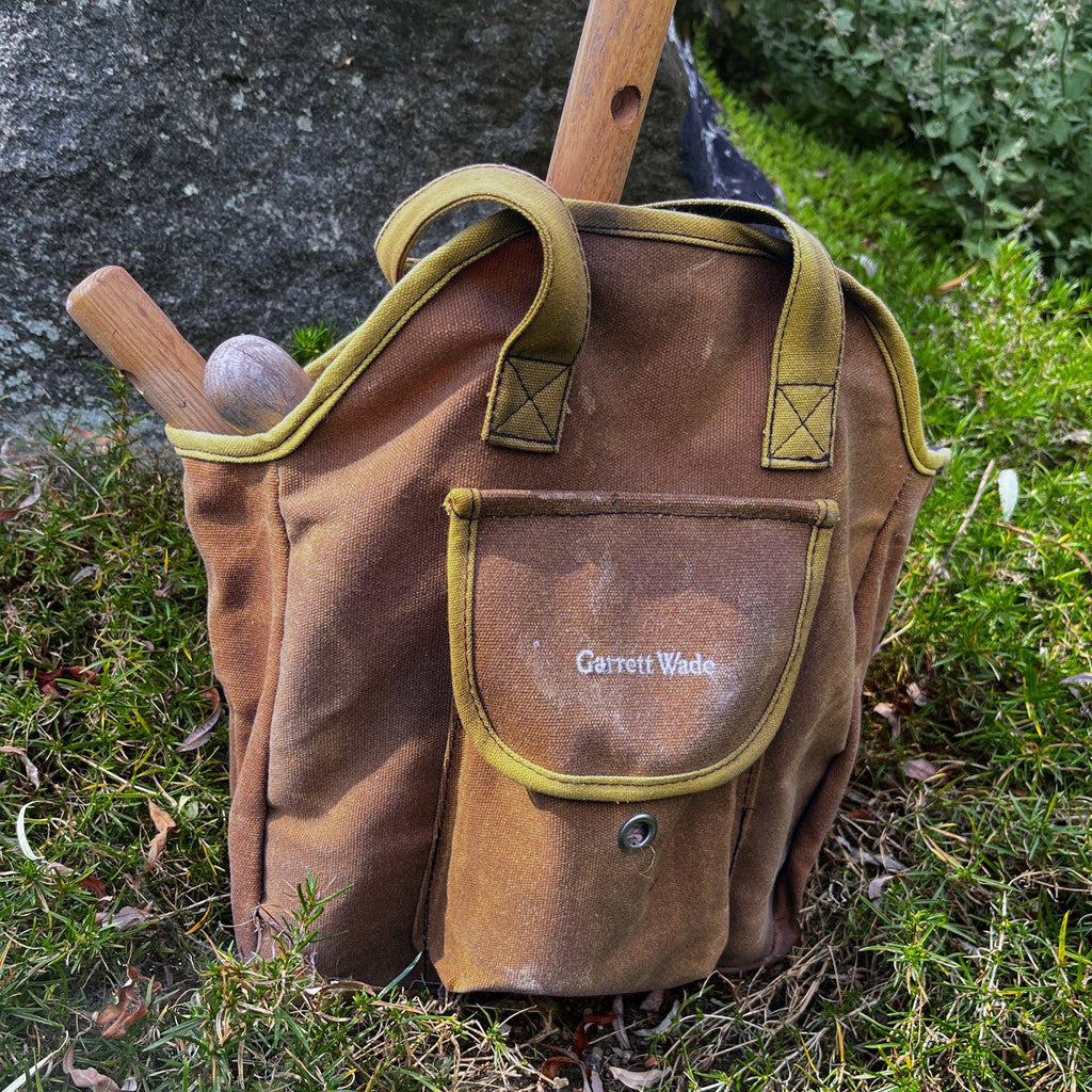 Waxed Cotton Gardening Tote