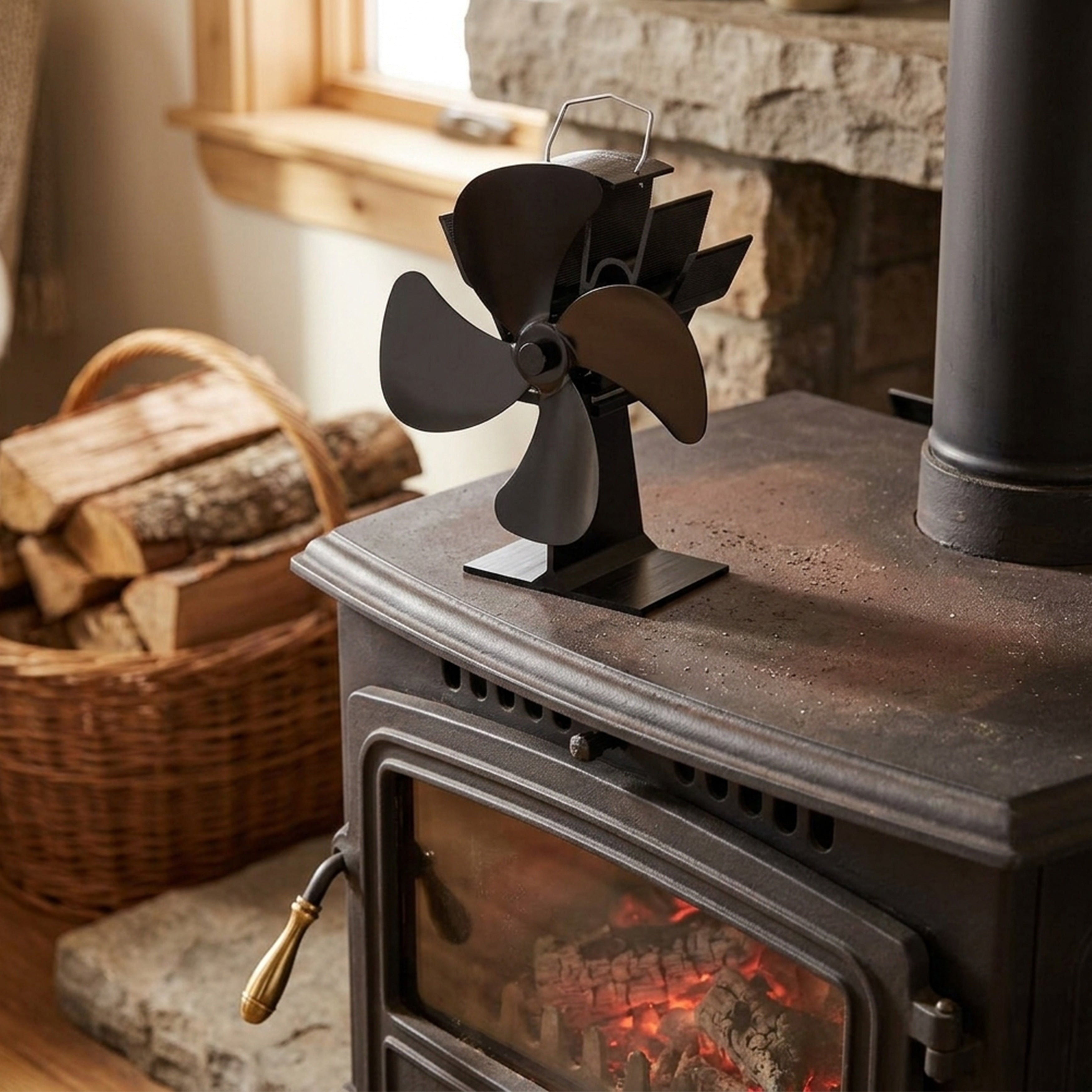 Heat-Powered Stove Fan