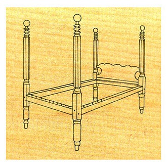 Cannon Ball Bedstead - Stock #59