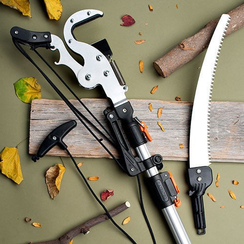 Extendable Jumbo Pole Saw & Pruner