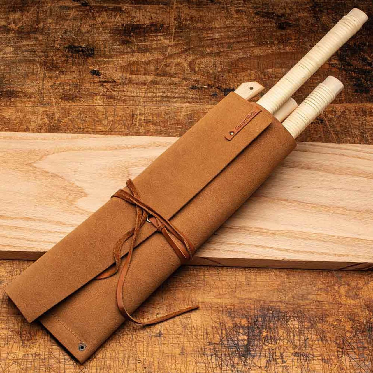 Suede Leather Ryoba Saw Case