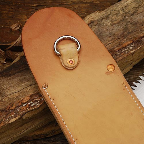 Japanese Log Saw And Leather Case